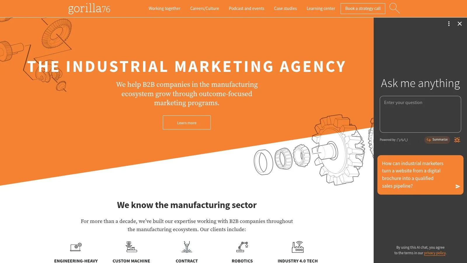 Gorilla 76, Industrial Marketing Agency