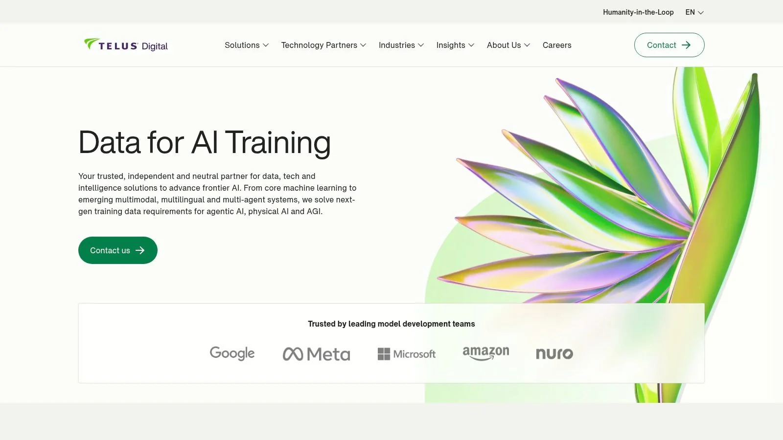 TELUS International (AI Data Solutions)